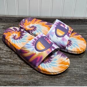 Champion Women's Multicolor Comfort Beach Slide Size 11 W
